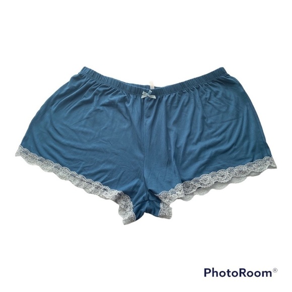 SOFT LACE BLUE SHORTS SIZE XL - Picture 1 of 5